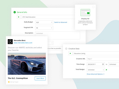 Dashboard UI Elements