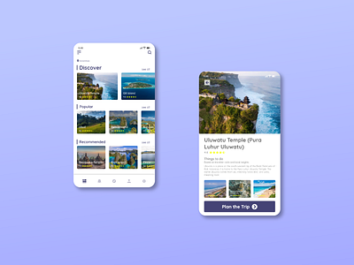 Traveling Mobile App - Concept app branding design minimal mobile product design ui ui design uidesign uiux uiux design uiuxdesign uiuxdesigner ux uxdesign