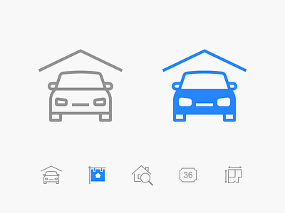 Selected Ios Icon 2 active car garage icon idle inactive ios select selected