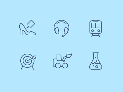 iOS Wired icons icons ios line outline shopping transportation wired