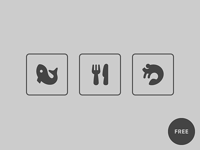 Restaurant icons cutlery fish fork icon icons knife pika restaurant seafood shrimp