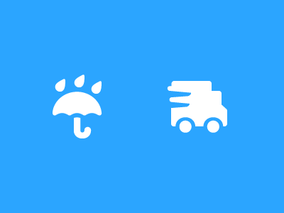 Pika Blue logistics icons icon designer icon style new pixel perfect stock vector