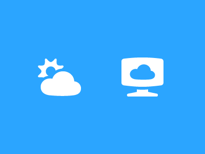 Pika Blue weather icons