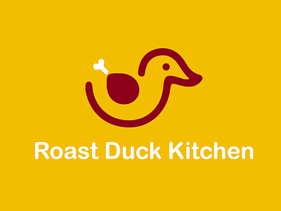 Roast Duck Kitchen Logo cafe duck food logo restaurant roast