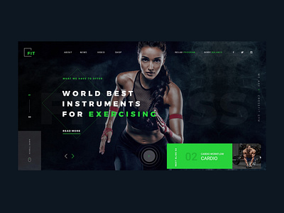 GYM homepage