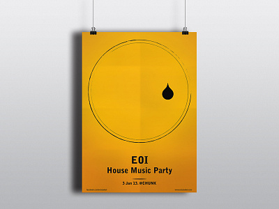 EOI House Music Party Poster