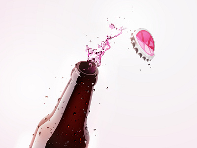 Bottle Cap Splash