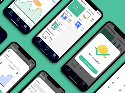 Dinhero - Money saving app app branding design graphic design icon illustration minimal ui ux vector