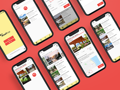 Rooftop - Find a Space near you app design graphic design icon illustration logo ui ux vector web
