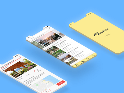 Isometric Mockups app booking design illustration iphone iphonex isometric online ui ux vector