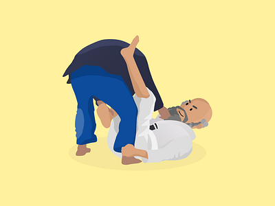 Jiu-jitsu illustrations