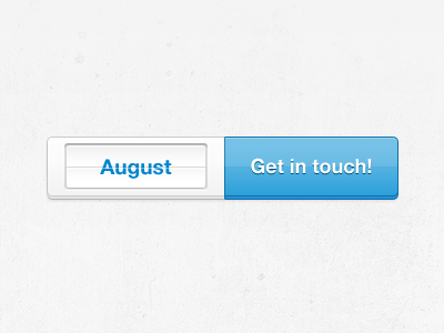 August blue button depth flip month sharp ui