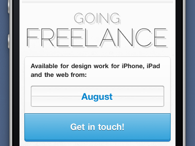 Going Freelance