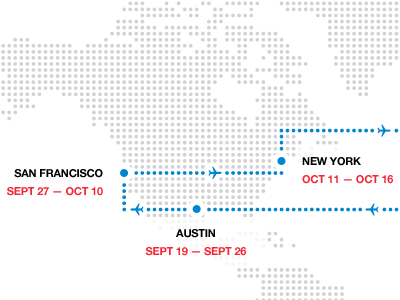 Planes, Dates and Locations