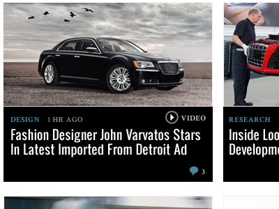 Luxury Automotive Site: News Module