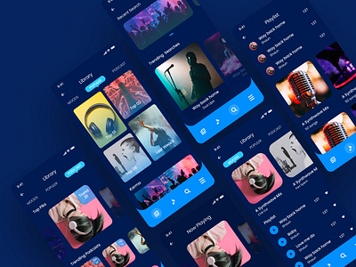 Personal Music Player App Design design music app music player ui uidesign uiux