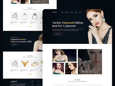 VARIETY - Jewelry Shop Landing Page