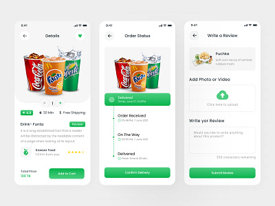 Food Delivery Mobile App burger app delivery app eating food and drink food app food delivery food delivery app food delivery application food delivery service food design mobile app pizza restaurant app tracking app uiux