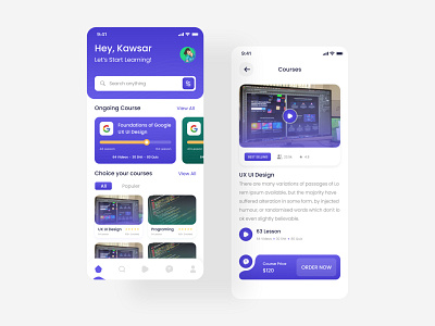 Learning Platform - Mobile App