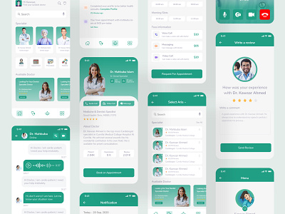 Dental Clinic - Mobile App by Kawsar Ahmed 🏅 on Dribbble