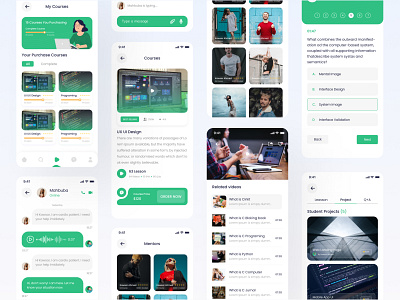 Online Learning Mobile App UI Kit