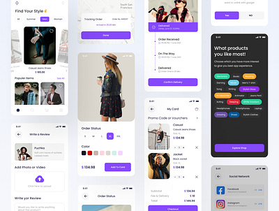 Eshop E-Commerce Mobile App UI Kit app app screen ecommerce ecommerce android app ecommerce app ecommerce website eshop ios app mobile app online shop shop shop app