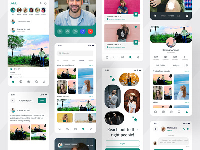 Adda - Social Network Mobile App
