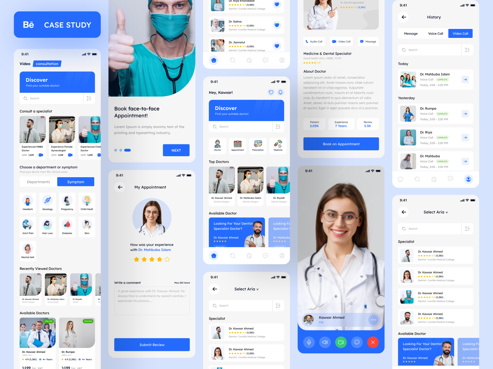 Medinova - Online Doctor Consultation Case Study by Kawsar Ahmed 🏅 on ...