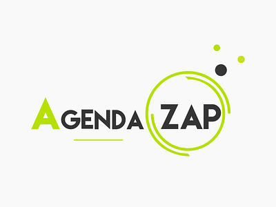 Agenda Zap logo illustration logo vector