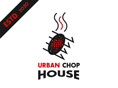 urban Chop House art illustration logo logo design logodesign project sea food stake vector work