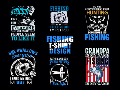 Fishing T-shirt Design