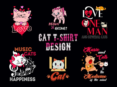 Cat T-shirt Design