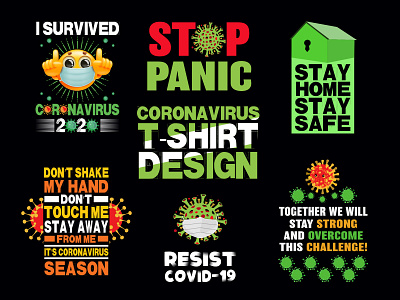 Covid-19 T-shirt Design coronavirus coronavirus t shirt covid 19 t shirt t shirt design t shirt illustration t shirts