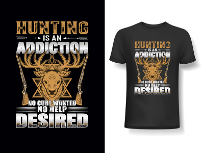 Hunting T shirt design