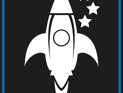 Space Force Logo branding design flat icon illustrator logo minimal