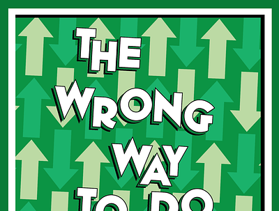 The Wrong Way To Do Things book book cover books branding cover design graphic arts illustration illustrator minimal