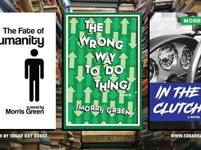 The Morris Green Trilogy book book cover books branding cover design illustrator minimal