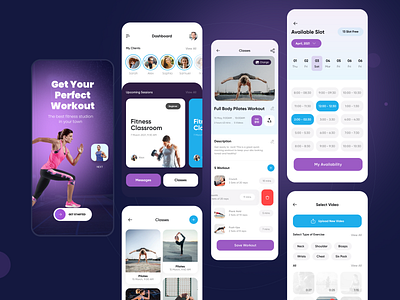 Fitness & Workout UI App