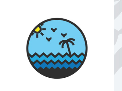 summer logo sun logo