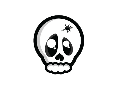 Mascot logo skeleton