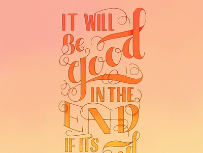 It will be good - Poster illustration poster art