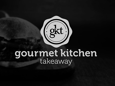 Gourmet Kitchen Takeaway branding food gourmet kitchen logo restaurant takeway