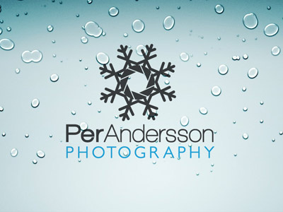 Logo Concept | Per Andersson Photography camera logo photographer photography snowflake sweden