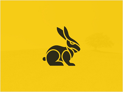 Rabbit animal brand branding branding concept clean design firstshot logo modern rabbit simple