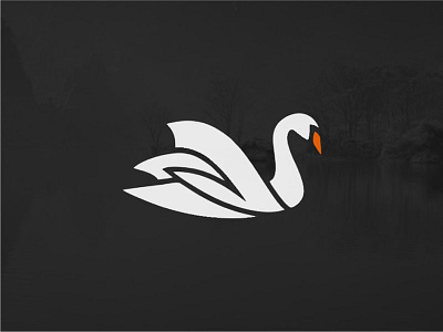 Only the swan brand branding branding concept clean design firstshot logo logos logozoo mark modern simple swan swan logo