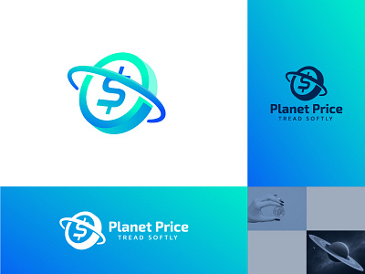 Planet Price bitcoin bitmap brand branding branding concept clean coin design firstshot illustraion logo logodesigner modern planet saturn simple vector