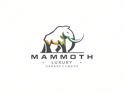 Mammoth animal brand branding branding concept clean cleanlogo firstshot logo logodesign logos logosai logosimle logozoo mammoth mammothlogo modern morernlogo simple uidesign unique logo