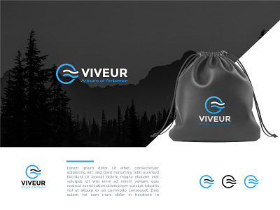 Viveur brand branding branding concept clean design firstshot geomatriclogo logo logocore logodesign modern modernlogo simple simpleogo vector