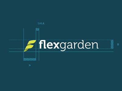 Flexgarden artventus branding corporate flex flower garden grid identity logo modern precision typography