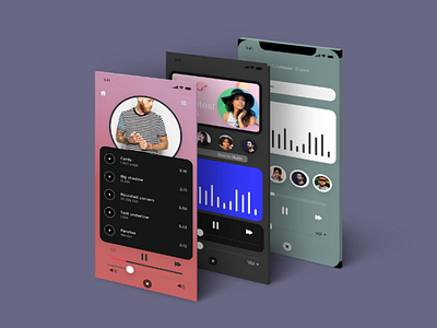Music app design music